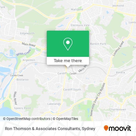 Ron Thomson & Associates Consultants map