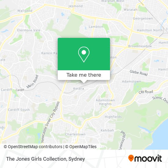 The Jones Girls Collection map