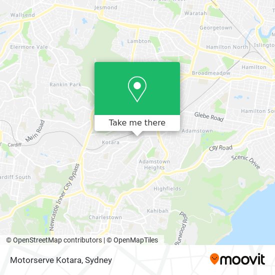 Motorserve Kotara map