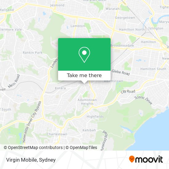 Virgin Mobile map