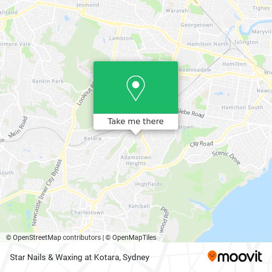 Mapa Star Nails & Waxing at Kotara