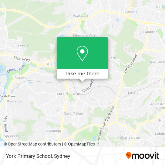 Mapa York Primary School