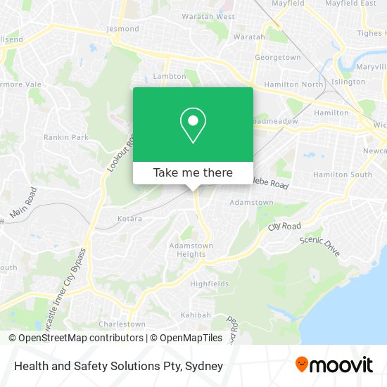 Health and Safety Solutions Pty map