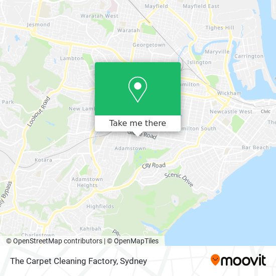 The Carpet Cleaning Factory map