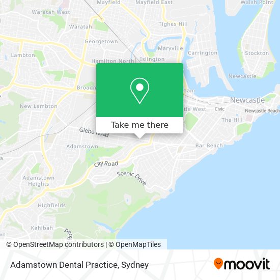 Adamstown Dental Practice map