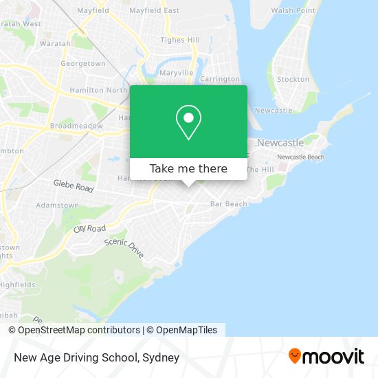 New Age Driving School map