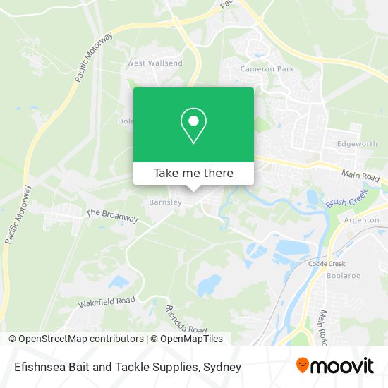 Efishnsea Bait and Tackle Supplies map