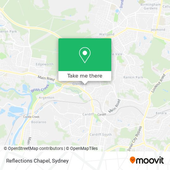 Reflections Chapel map