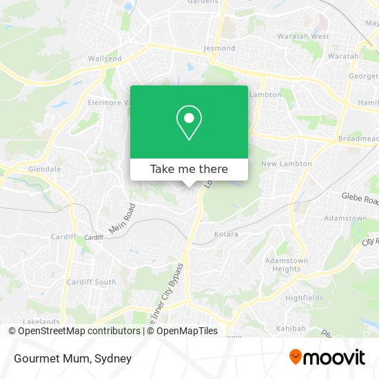 Gourmet Mum map