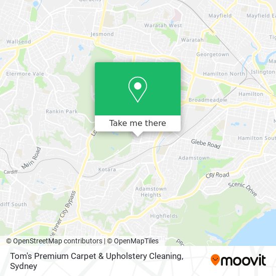 Tom's Premium Carpet & Upholstery Cleaning map