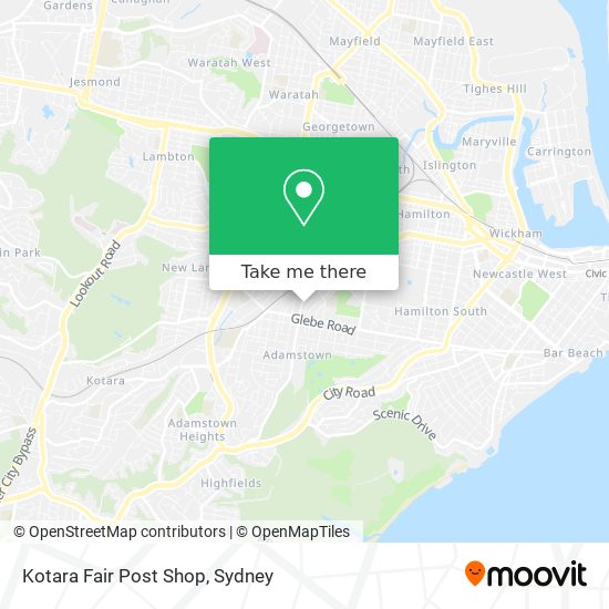 Kotara Fair Post Shop map