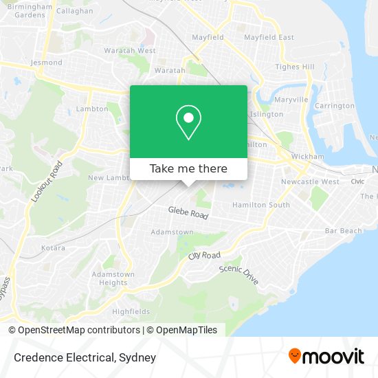 Credence Electrical map