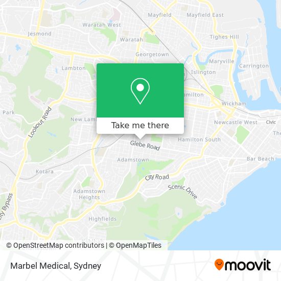 Marbel Medical map