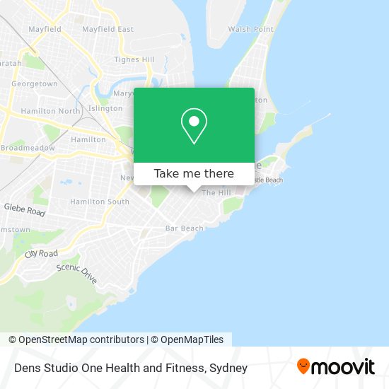 Dens Studio One Health and Fitness map