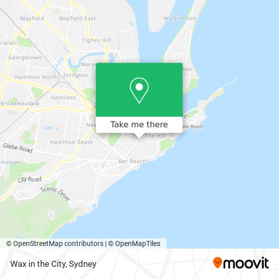 Wax in the City map