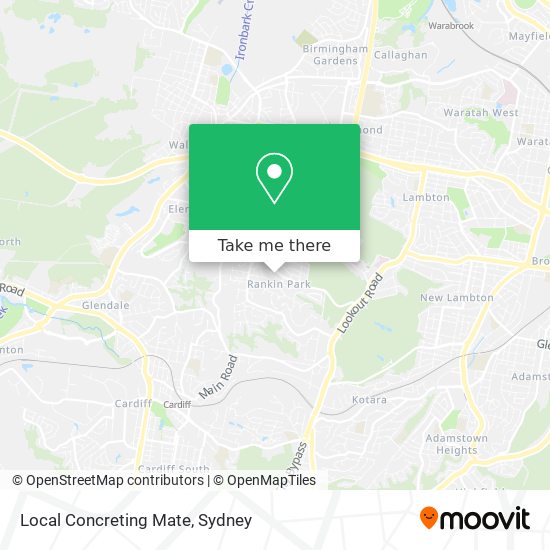 Local Concreting Mate map