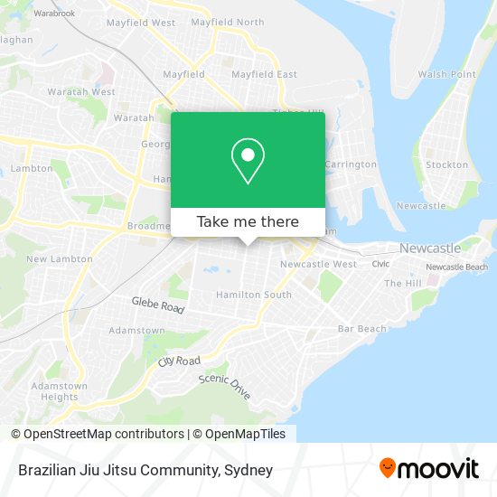 Brazilian Jiu Jitsu Community map