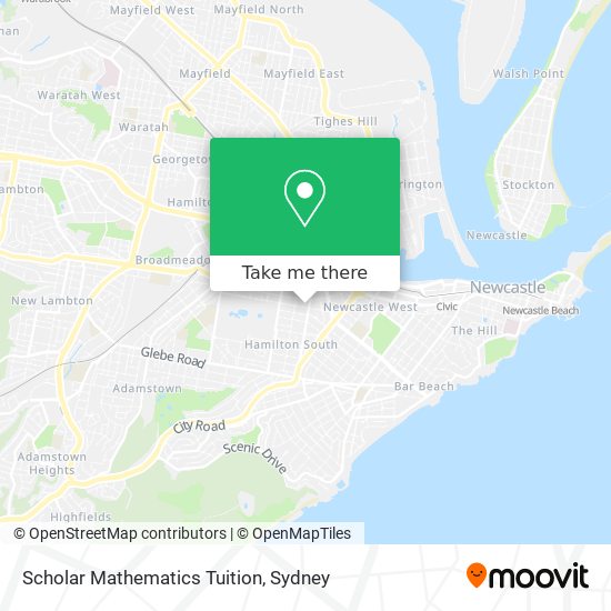 Scholar Mathematics Tuition map