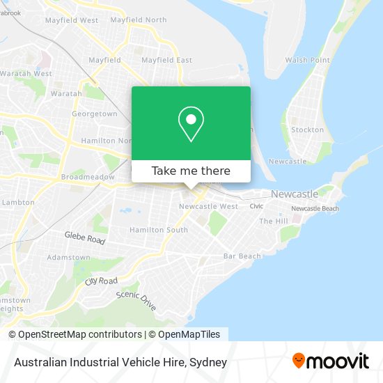 Mapa Australian Industrial Vehicle Hire