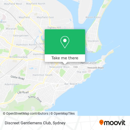 Discreet Gentlemens Club map