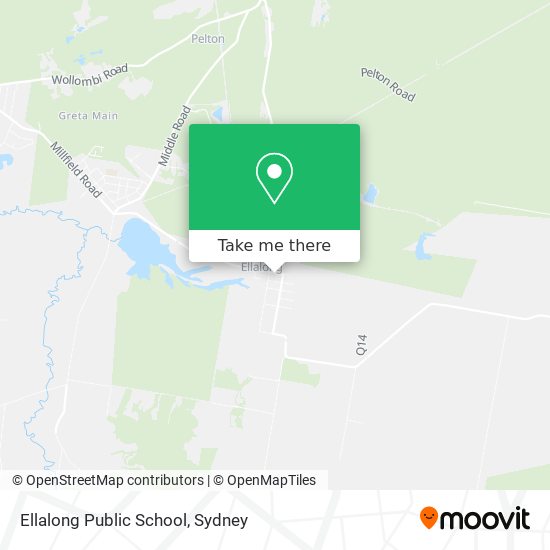 Ellalong Public School map