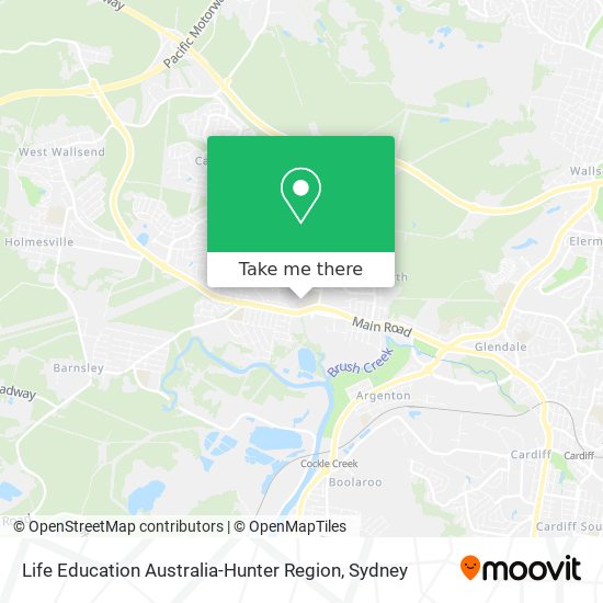 Life Education Australia-Hunter Region map