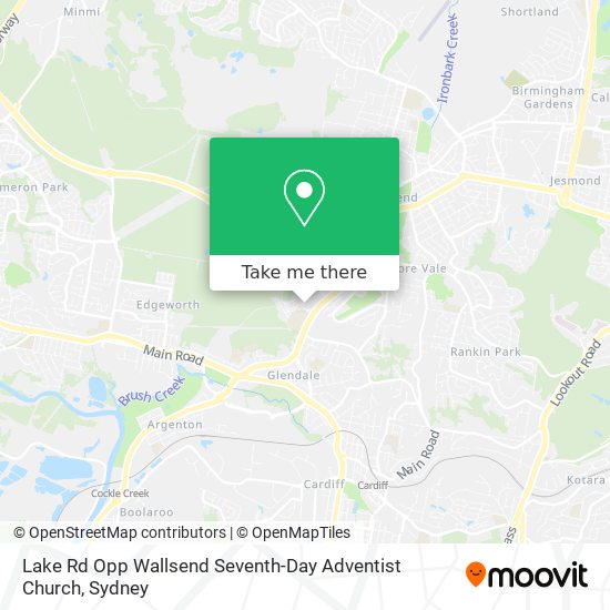 Lake Rd Opp Wallsend Seventh-Day Adventist Church map