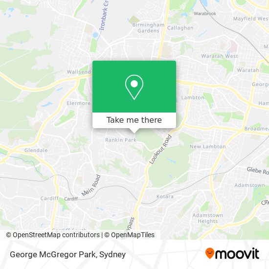 Mapa George McGregor Park