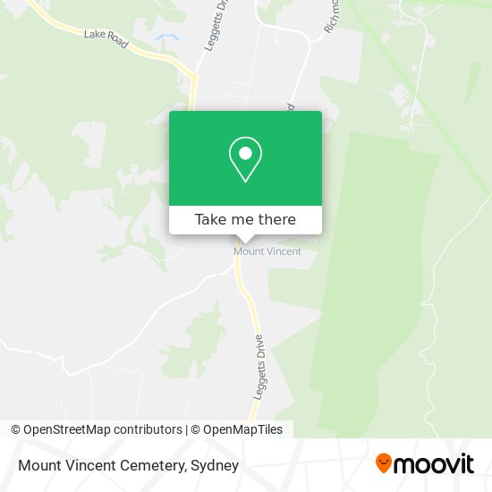 Mount Vincent Cemetery map
