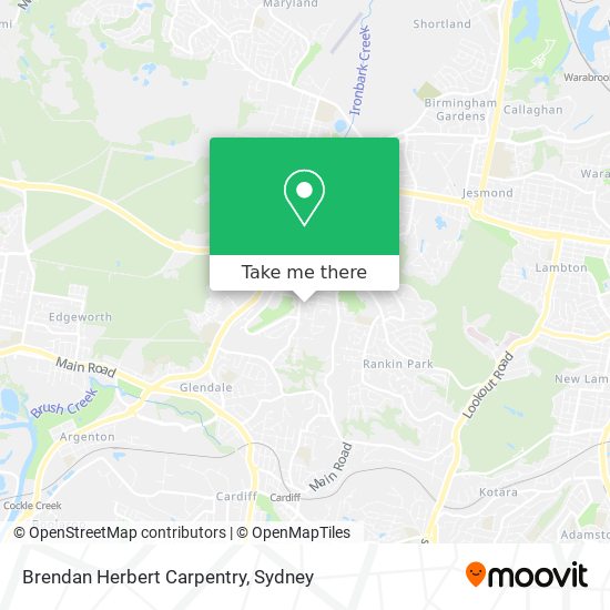 Brendan Herbert Carpentry map