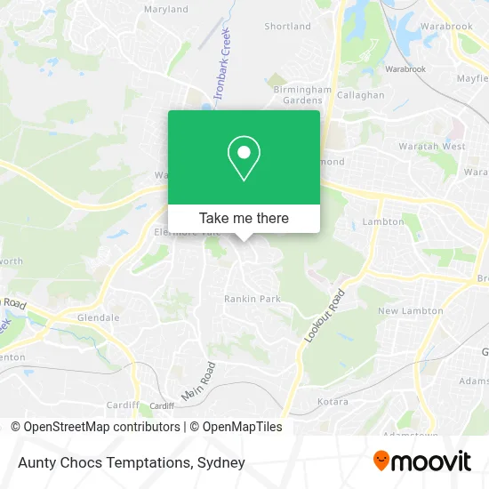 Mapa Aunty Chocs Temptations