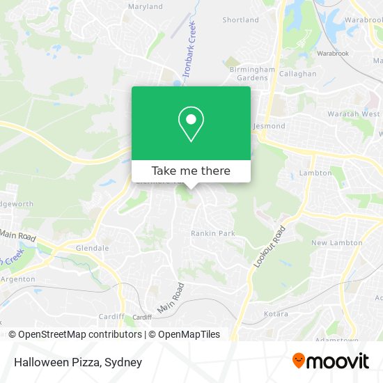 Halloween Pizza map