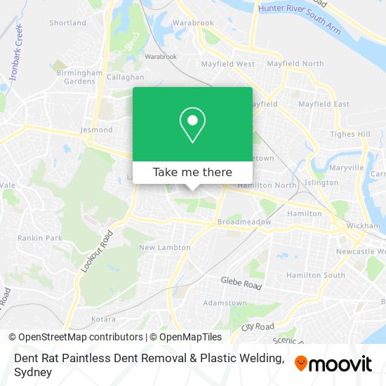 Dent Rat Paintless Dent Removal & Plastic Welding map