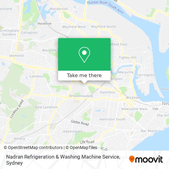 Nadran Refrigeration & Washing Machine Service map