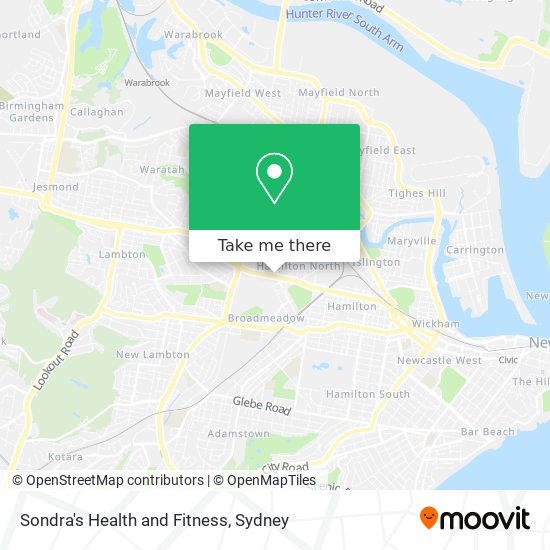 Mapa Sondra's Health and Fitness