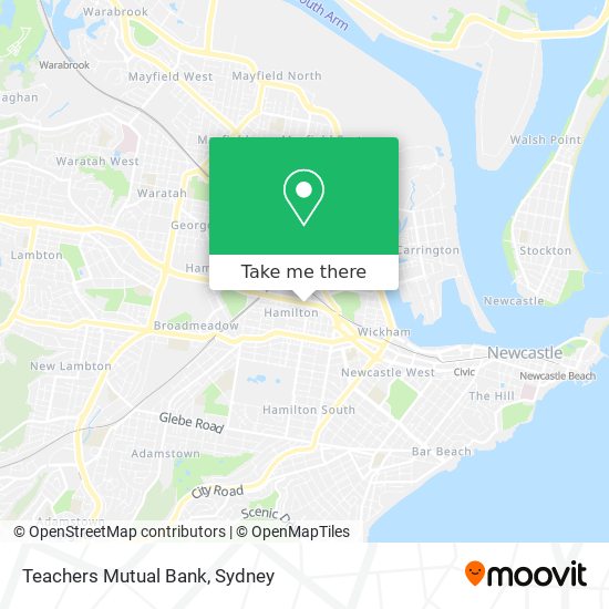 Mapa Teachers Mutual Bank