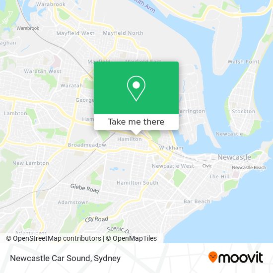 Newcastle Car Sound map