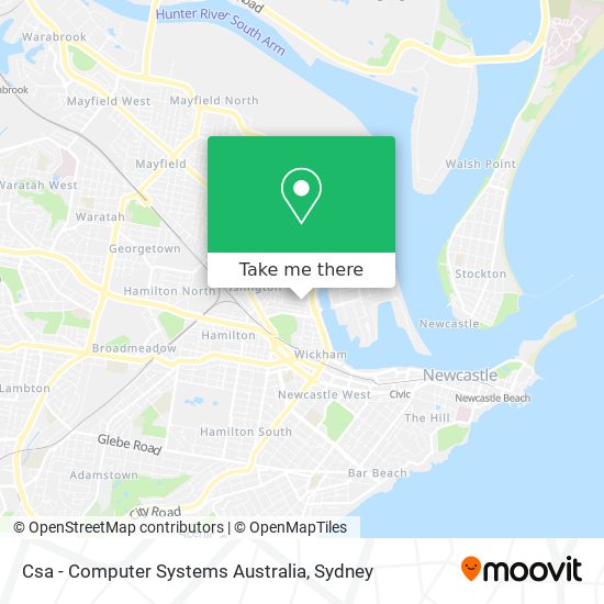 Csa - Computer Systems Australia map