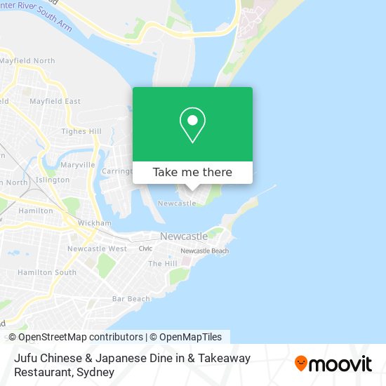 Jufu Chinese & Japanese Dine in & Takeaway Restaurant map