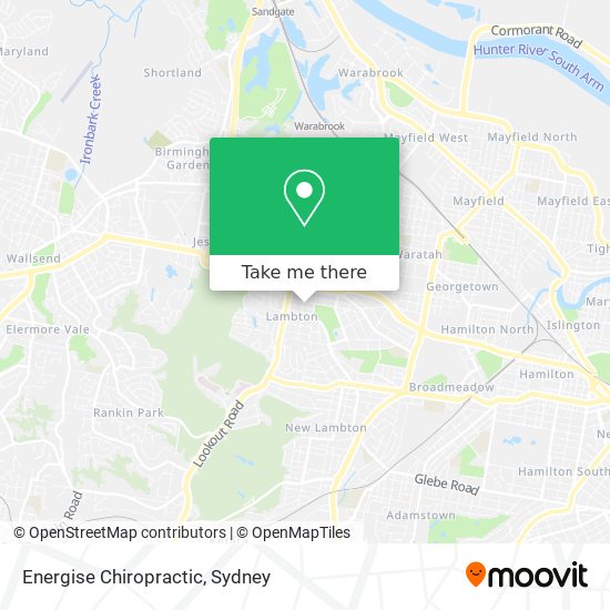 Energise Chiropractic map