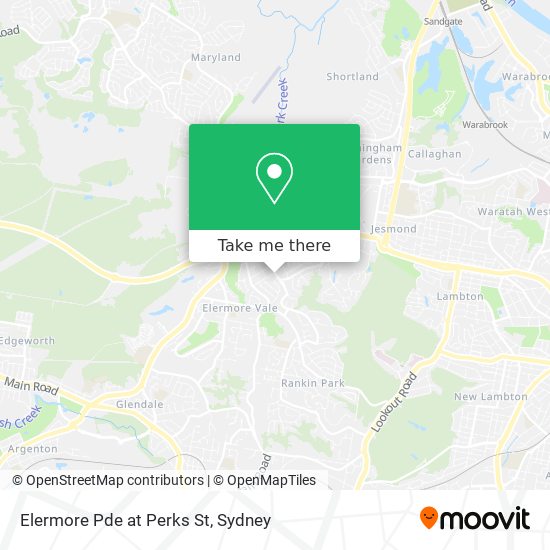 Elermore Pde at Perks St map