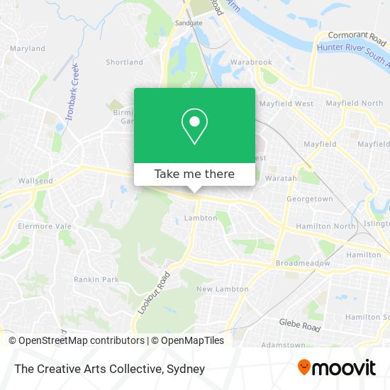 The Creative Arts Collective map