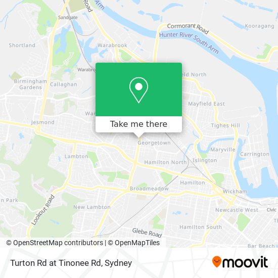 Mapa Turton Rd at Tinonee Rd