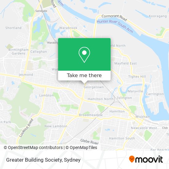 Greater Building Society map