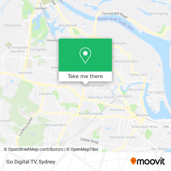 Mapa Go Digital TV