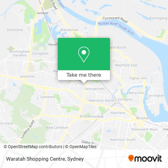 Waratah Shopping Centre map