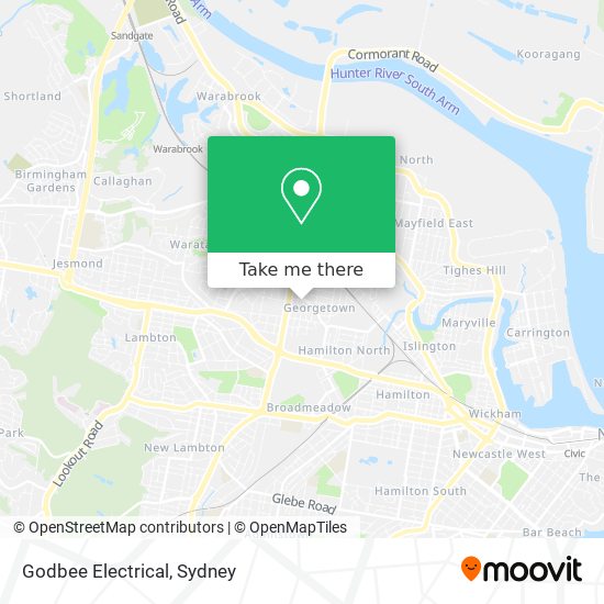 Mapa Godbee Electrical