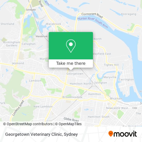 Mapa Georgetown Veterinary Clinic