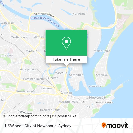 NSW ses - City of Newcastle map