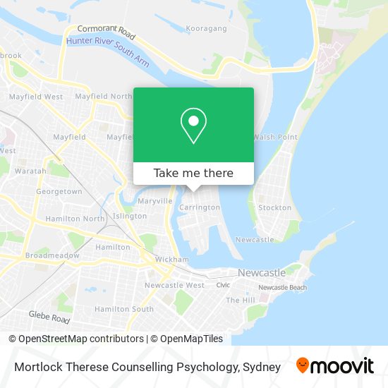 Mapa Mortlock Therese Counselling Psychology
